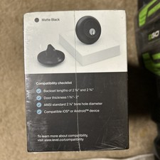 Level Lock Touch Edition - The Invisible Smart Lock - Black Matte