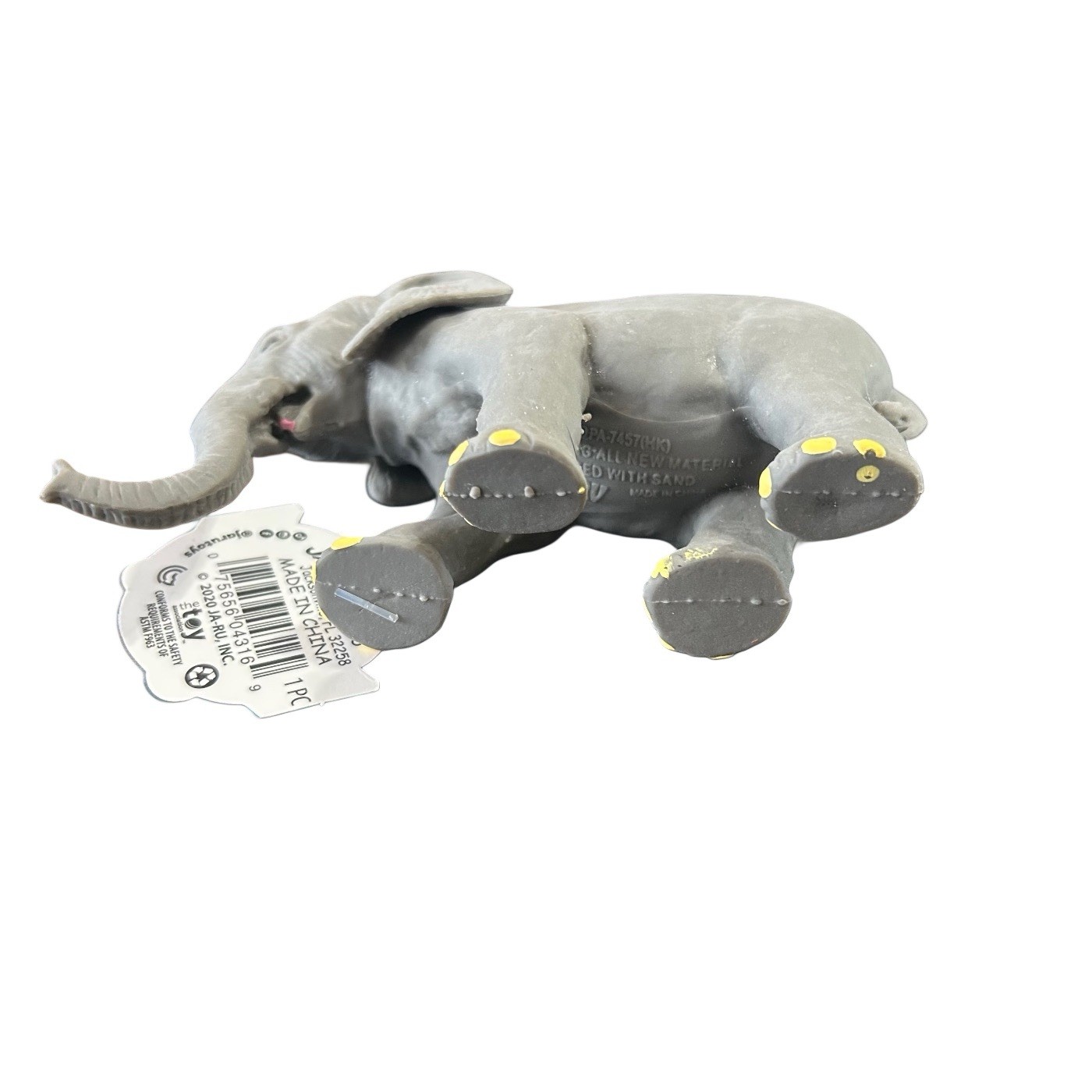 JA-RU Imperial 4” African Elephant Jiggly Sand Filling Rubber Stretchy Jungle