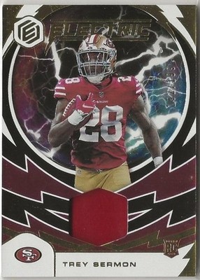 DEEBO SAMUEL - 2022 Panini Elements - Critical Mass Swatch 46/47 #CM-DBO (2292a)