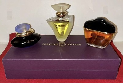 RARE SET 3 BOXED PARFUMS CREATIFS PARIS AVON CASBAH C EST MOI PERLE NOIRE EDT