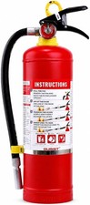 ABC Dry Chemical Fire Extinguisher, 5 lb 2-A:10-B:C Rated for Home, Office ..