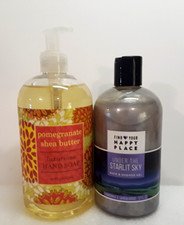 Greenwich Bay Pomegranate Luxurious Hand Soap & Find Your Happy Place Shower Gel