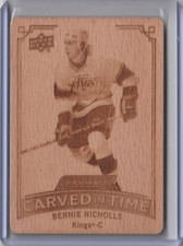 2023-24 UD Engrained Carved In Time Bernie Nicholls #CT-7