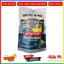 Detoxifying Body & Face Wipes 30ct – On-the-Go Cleansing Travel Pack