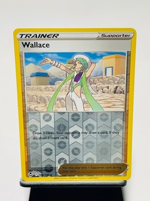 WALLACE 2022 Pokemon Silver Tempest REVERSE HOLO Uncommon POKÉMON 166/195