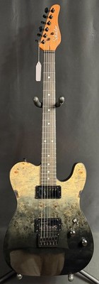Schecter PT Standard Electric Guitar Black Fade Burst Burl Finish