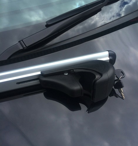 Cross Bars For Roof Rails To Fit Kia Stonic (2017 75KG Lockable - Picture 5 of 6