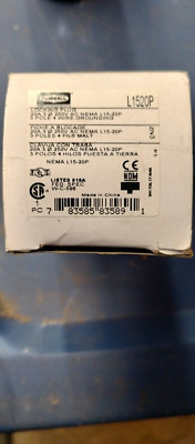 Hubbell L1520P L15-20 20A 250V 3 pole 4 wire  Male Locking Plug NEW
