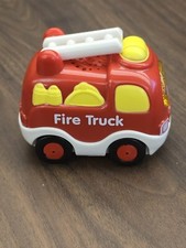 Vtech Go Go Smart Wheels Fire Truck With Lights  Sounds Works 