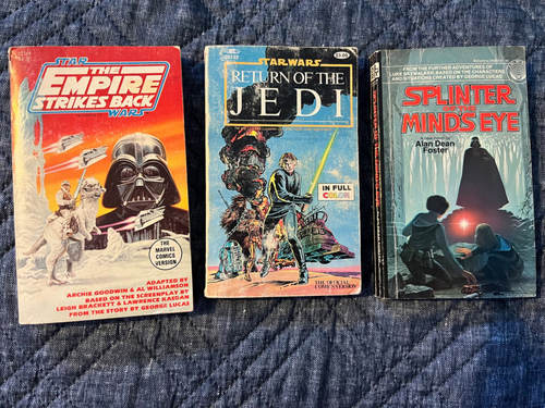 Star Wars 80s paperbacks Marvel empire strikes back return of the jedi Splinter - 第 1/16 張圖片
