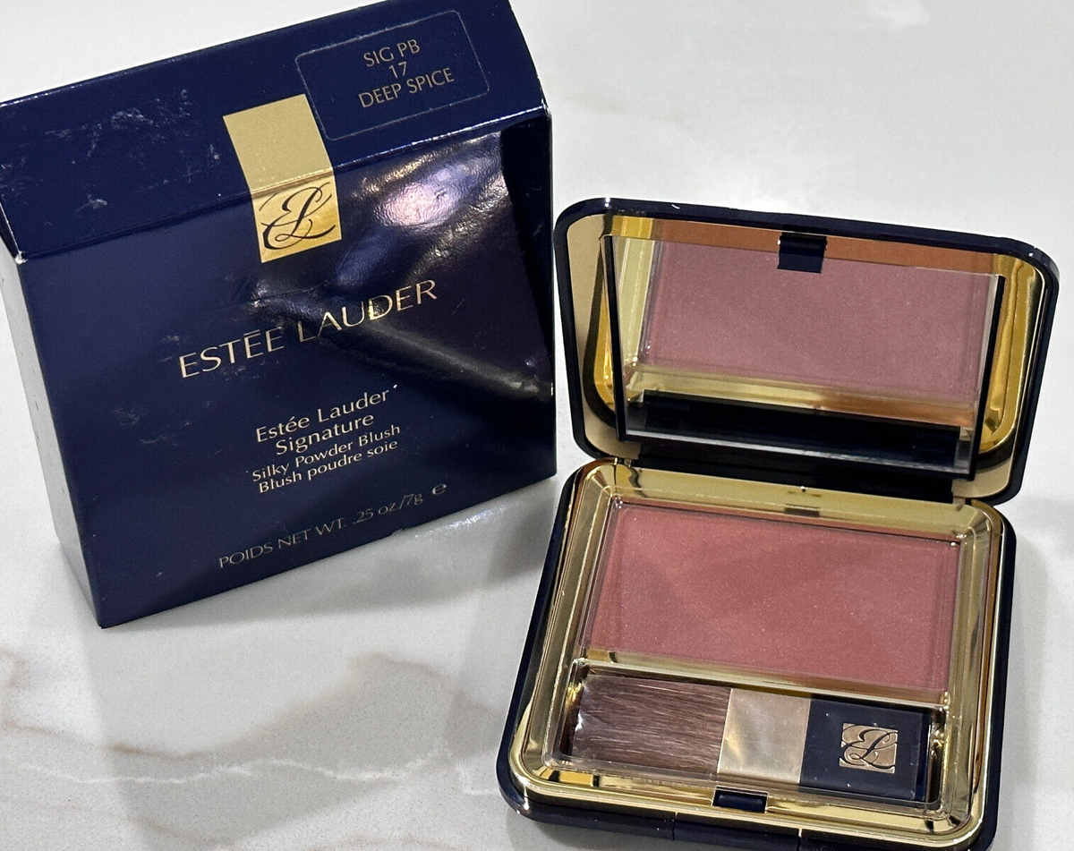 Estee Lauder Signature Silky Powder Blush 17 DEEP SPICE | eBay