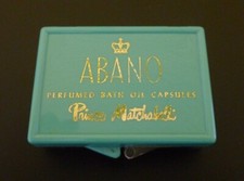 Rare Vintage  Abano By Prince Matchabelli  Perfumed Bath Oil Capsules Read Ad