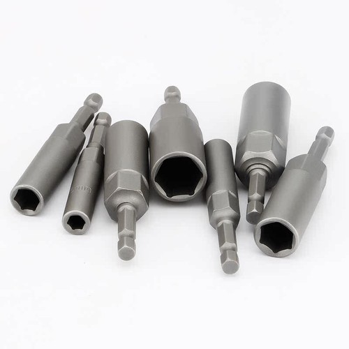 Non-Magnetic Hex Socket Wind Batch Sleeve Drill Bits Adapter Deepen Dia 6mm~18mm - Picture 8 of 12