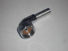 AMPHENOL 75-MC1F-A 2501F RIGHT ANGLE MICROPHONE CONNECTOR FOR JT30 HARP HEATHKIT