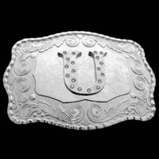 Letter U Initial Monogram Name Initials Letters Alphabet Big Belt Buckle Buckles