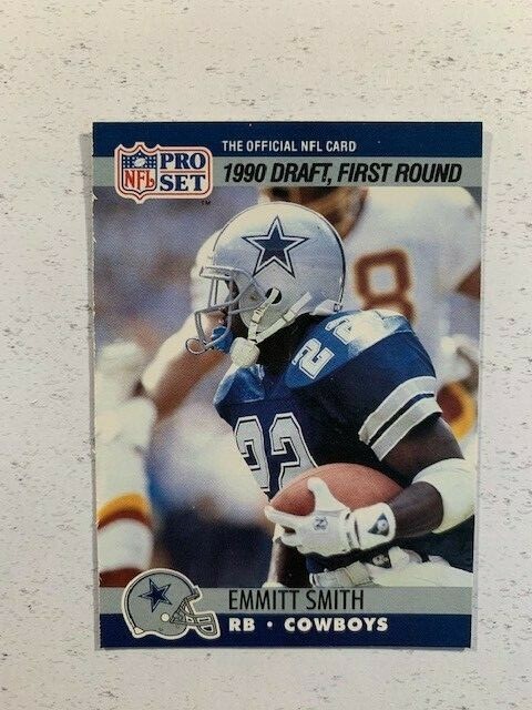 1990 Pro Set EMMITT SMITH RC #685