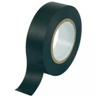 5x BLACK PVC Tape Reels, Flame Retardant, 0.15mm x 19mm x 20m, 600V 80°C BS3924