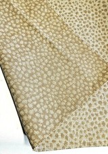 Cheetah Leopard Animal Print Designer Fabric Reversible Double Sided 17.5" x 26"
