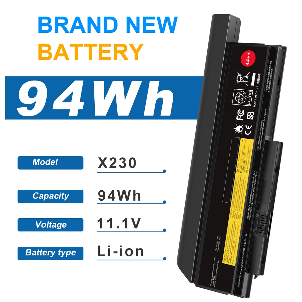 Batería 44++ X230 X220 X220i para Lenovo-ThinkPad 0A36281 45N1027 45N1029 0A36307 Foto 4 de 4