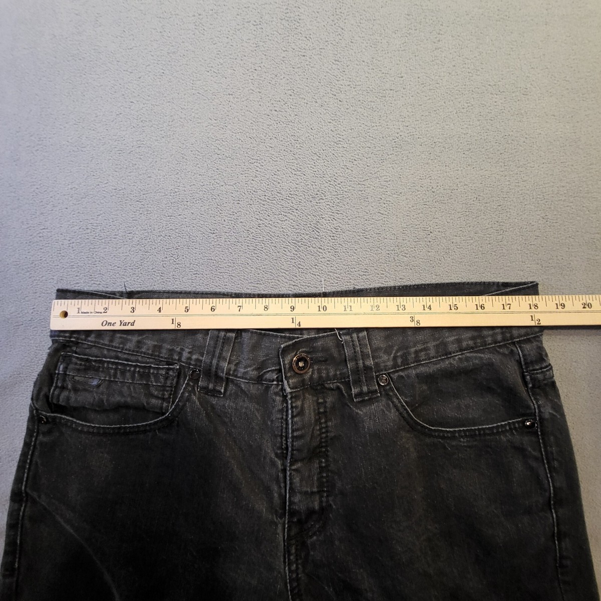 MB Marc Buchanan Mens 36x32 Black Straight Leg Denim Hip Hop MB Marc Buchanan Mens 36x32 Black Straight Leg Denim Hip Hop