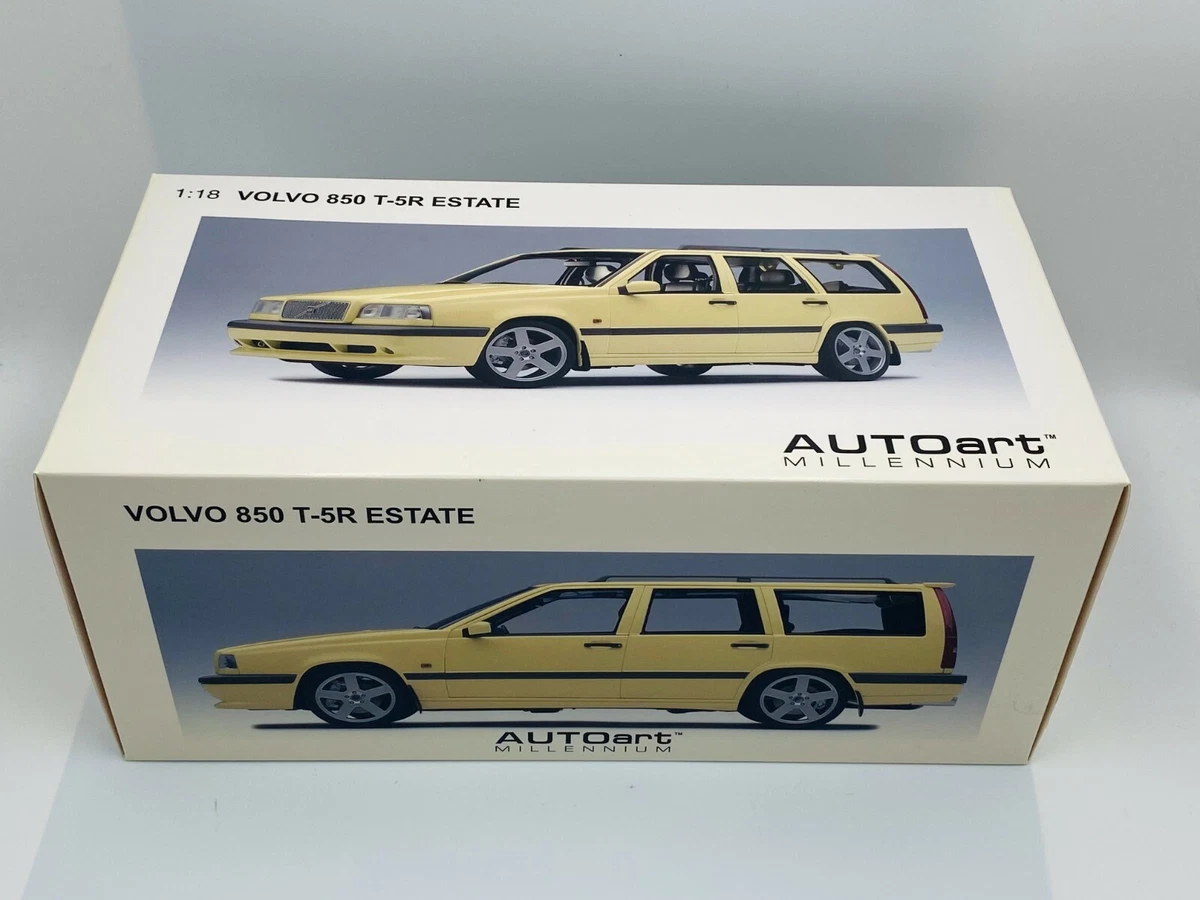 Mint 1/18 AUTOart Millennium VOLVO 850 T-5R ESTATE 1995 CREAM YELLOW 79506