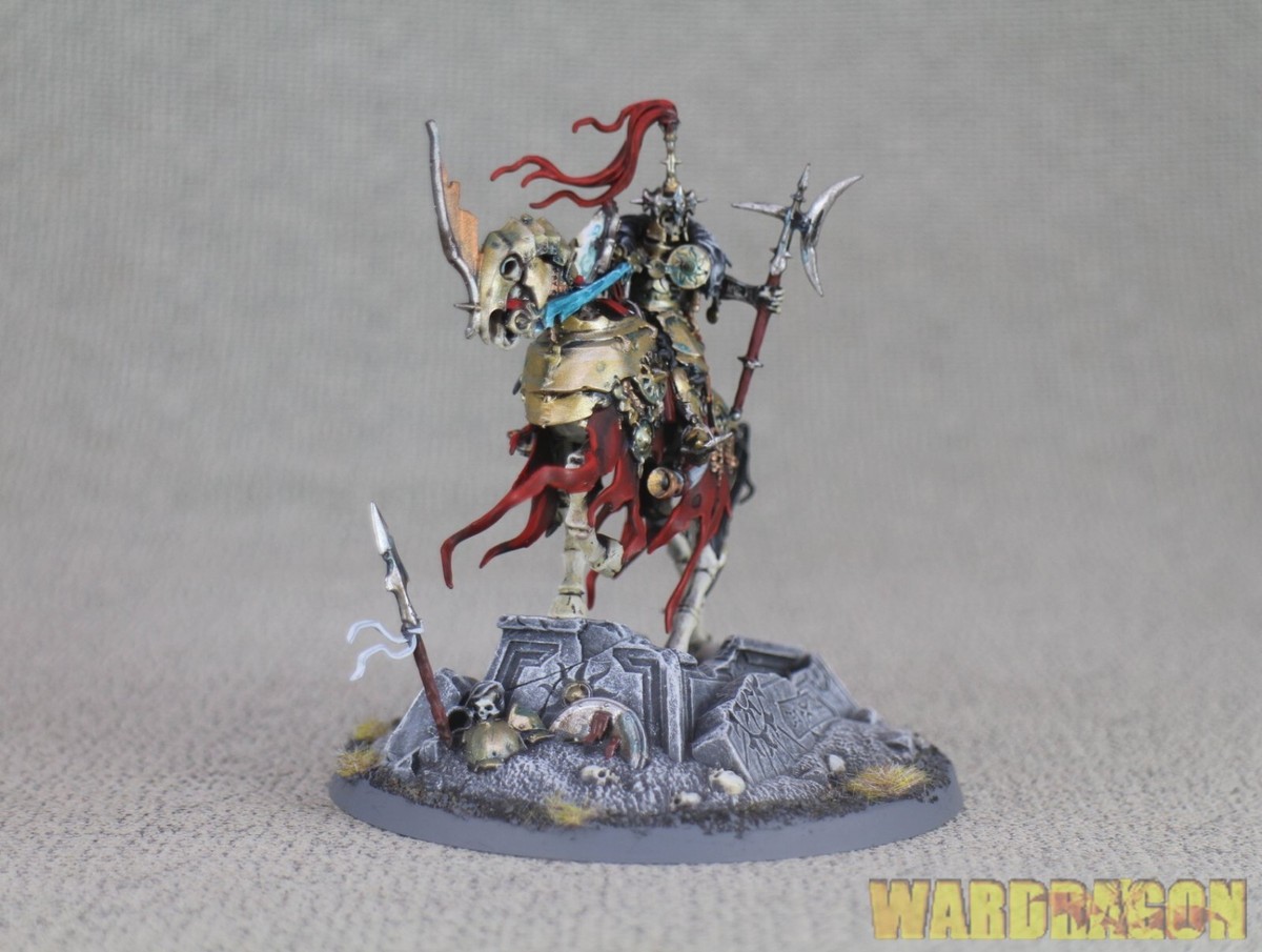 WDS painted Soulblight Gravelords Deathrattle Wight King on