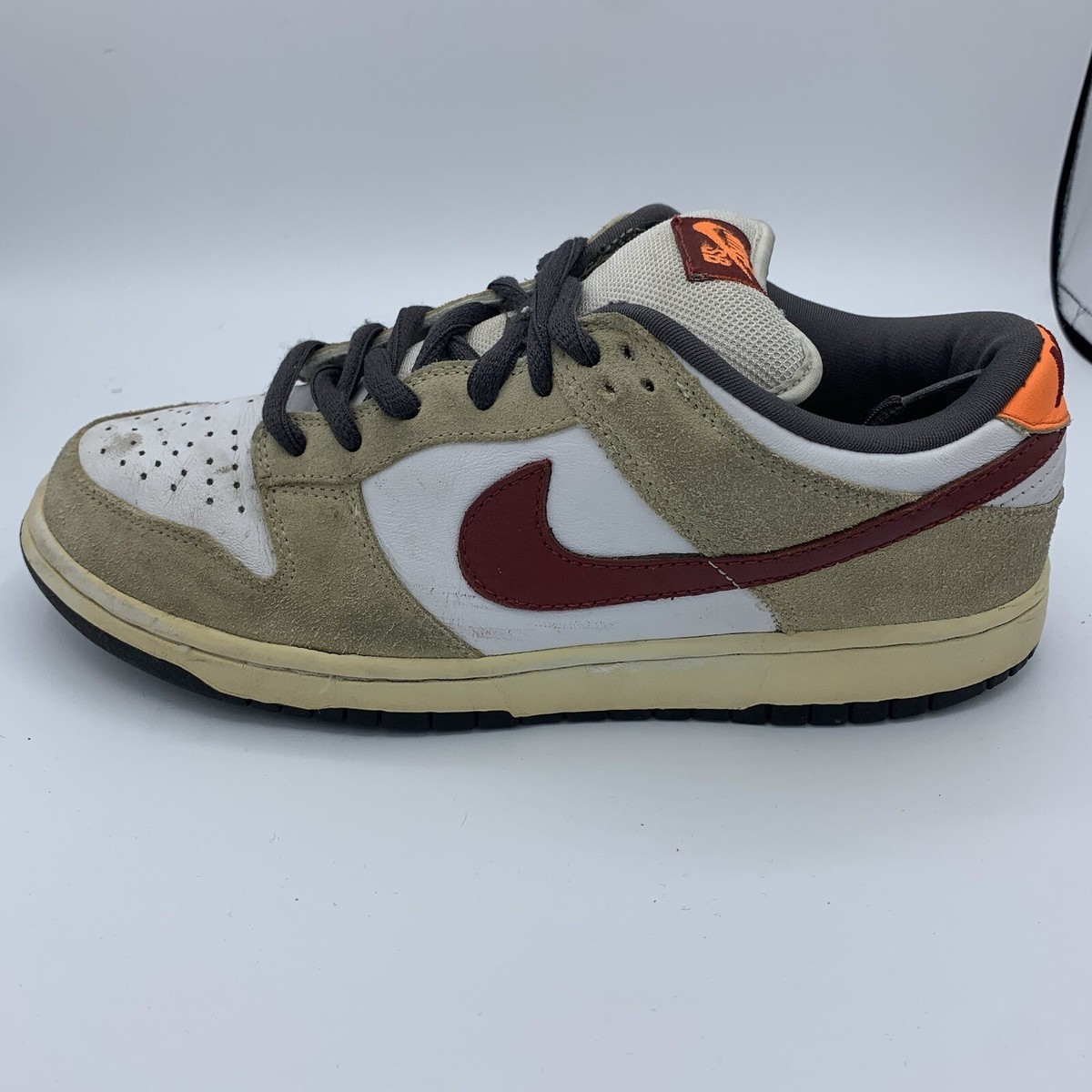 Size 9 - Nike SB Dunk Low Pro Crimson Tan Burgundy | eBay