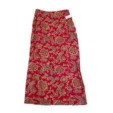 Talbots Vintage Paisley maxi skirt Sz 6 New With Tags