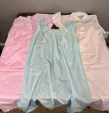 VTG Katz & Philmaid Cotton Sleepwear, 1 Shift Dress & 2 SS/Long Pants Outfits