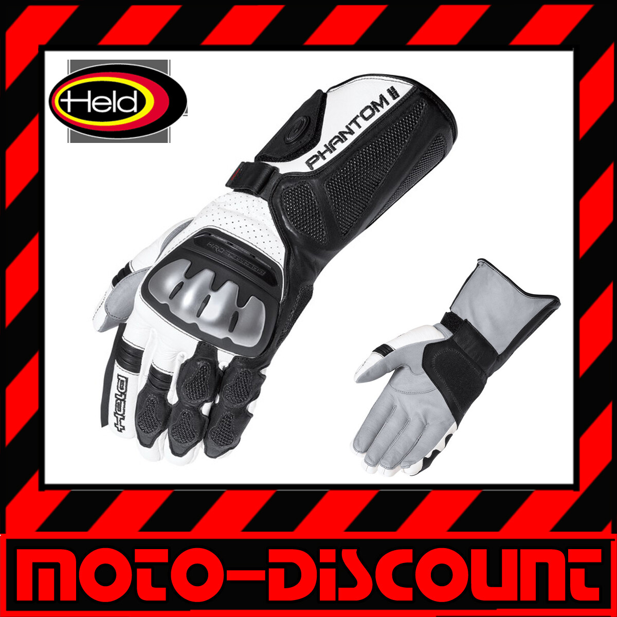 Held Phantom Air Motorradhandschuh – Aus Känguruleder Mit Aramid, Titanium & Visierwischer