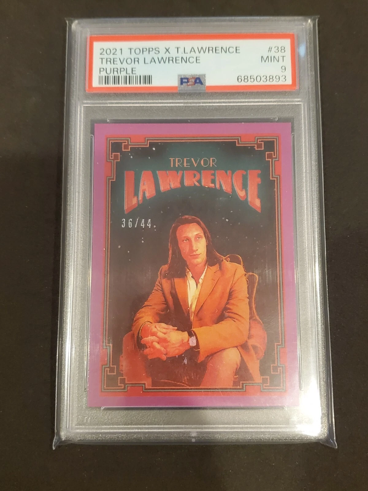 Trevor Lawrence Topps X Trevor Lawrence #38 Purple