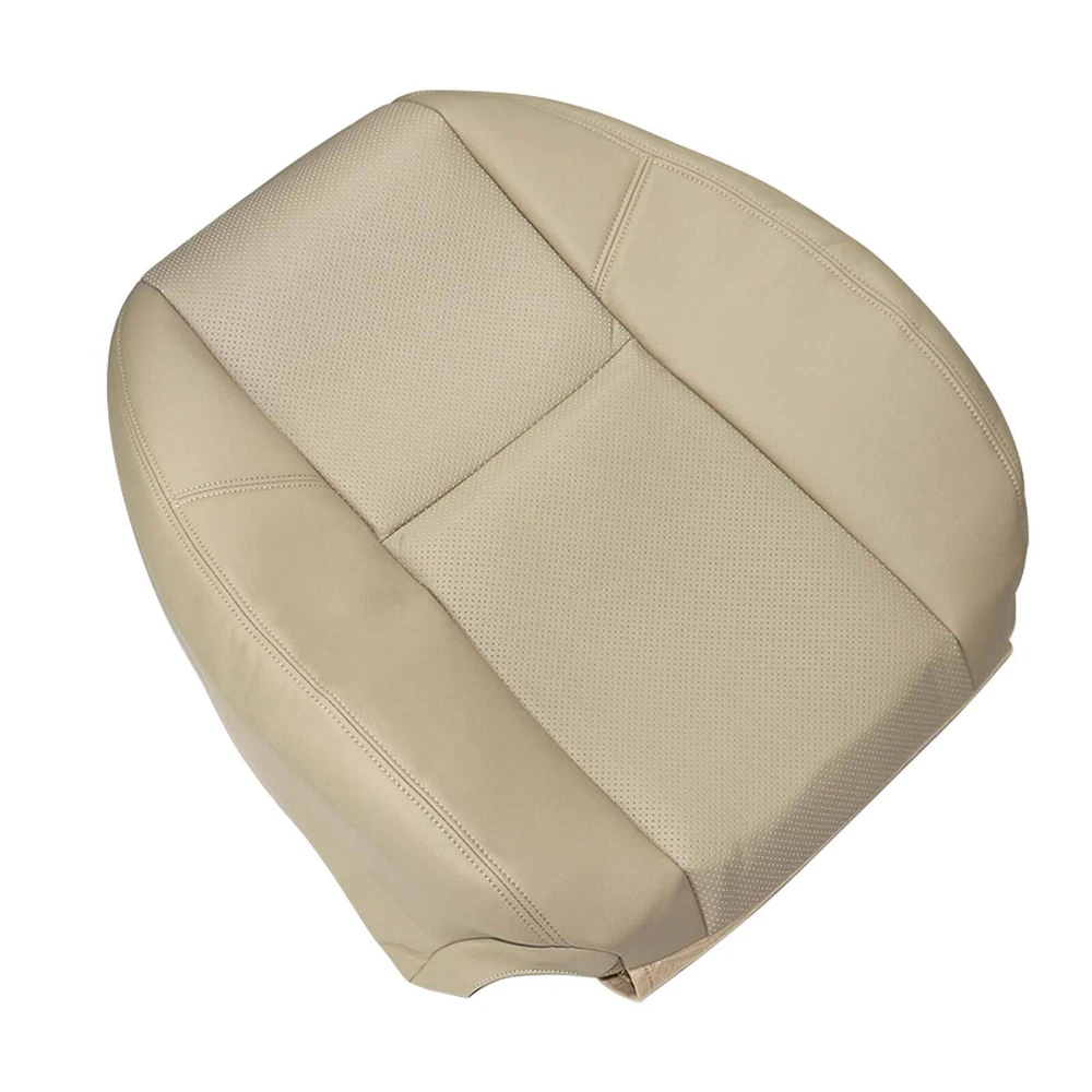 2009-2014 For Cadillac Escalade EXT Front Bottom Top AC Leather Seat Cover Tan