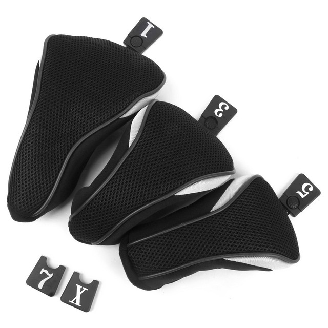 RARE Set (4) Vintage BUDWEISER BEER GOLF HEADCOVERS 1 3 4 X Vinyl Faux