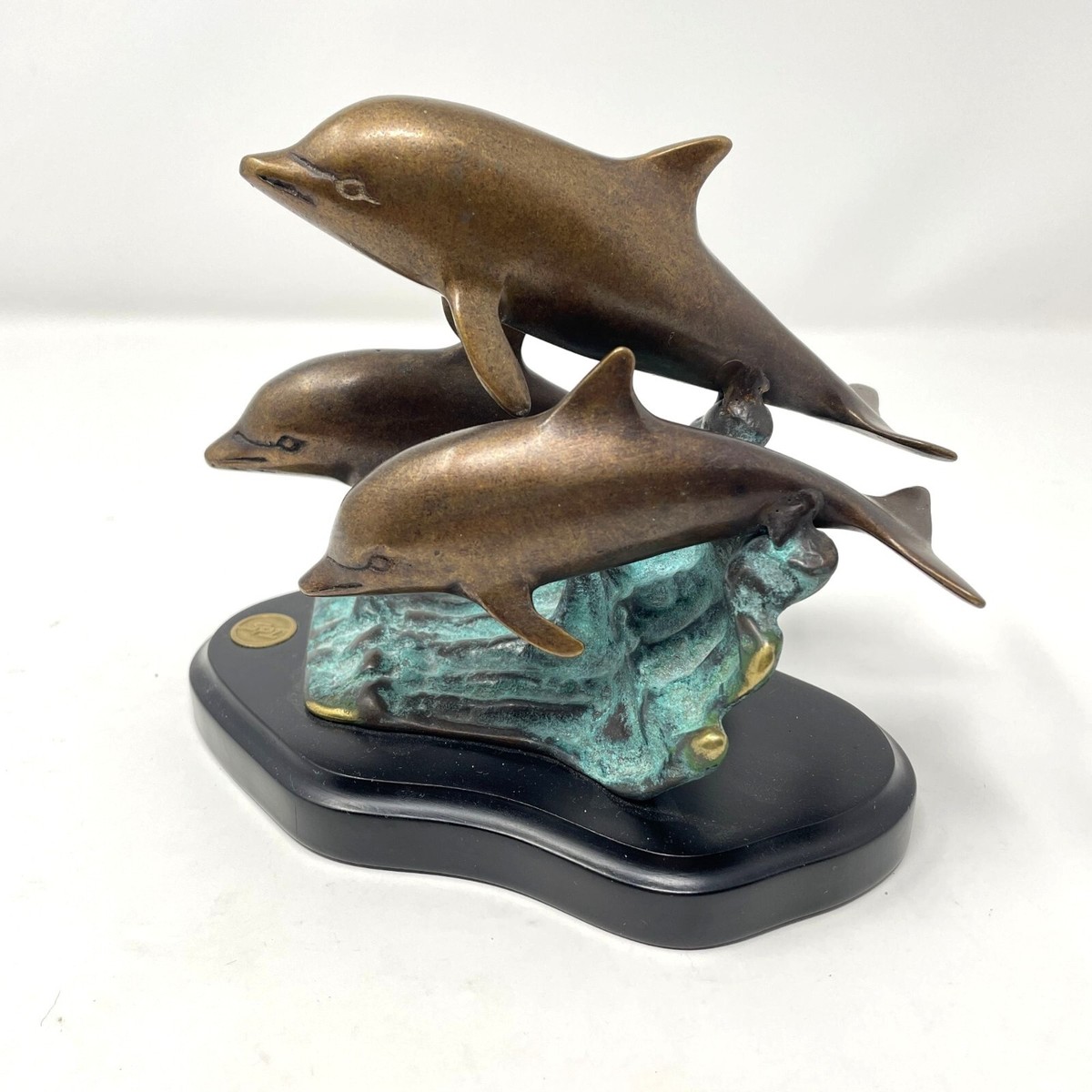 SPI Bronze Dolphin Sculpture San Pacific Intl | eBay