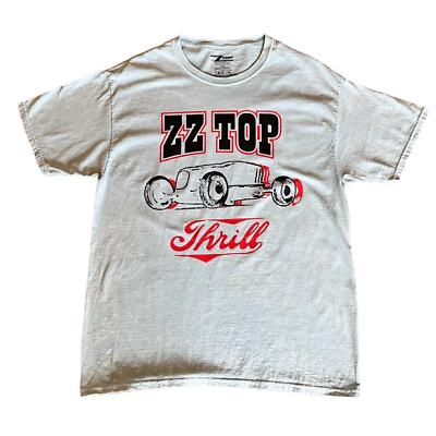 ZZ TOP Thrill Graphic T SHIRT LG Men's Womens TEE Indy Race Car