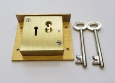 High quality No.43 5 Lever Bankers Till Lock handmade in brass