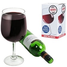 GIANT XXL WINE GLASS Holds A Bottle Massive Wedding Hen Night Novelty Gift UK