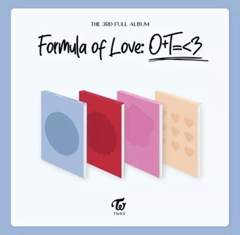 TWICE - Formula of Love: O+T= 3 Album 100% Official PHOTOCARD +