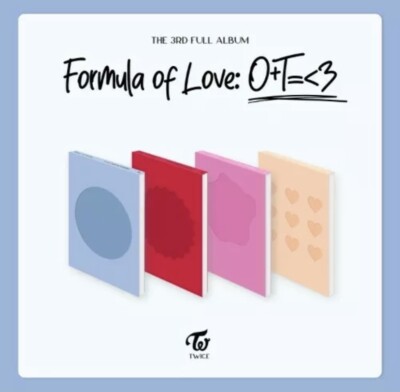 TWICE - Formula of Love: O+T= 3 Album SEALED CD + Photobook + Photocard Tracking