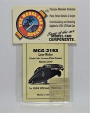 The Model Car Garage MCG-2193 Low Rider License Plate for 1/24-1/25 sc kits
