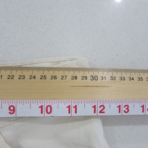 Vintage Levis Junior Jeans Size 3 Medium L27 Beige Slim Taper 912 Orange Tab - Picture 10 of 14