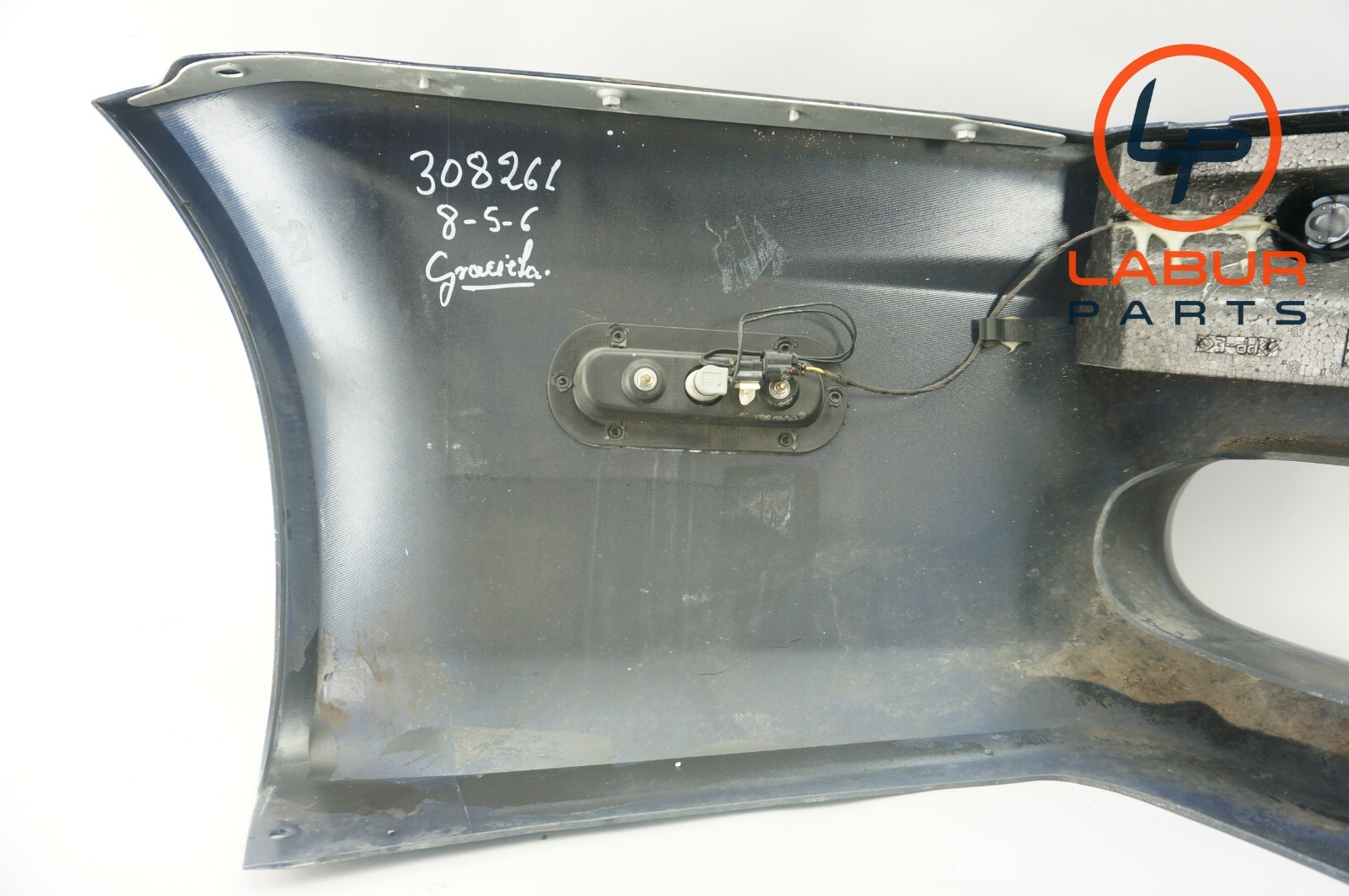 M139 03-08 Maserati Quattroporte Rear Bumper Cover w/ Sensors Blue BR387