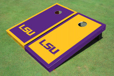 Louisiana State University Alternating Border Cornhole Boards
