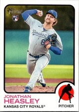 2022 Topps Heritage High Series High Number SP #713 Jonathan Heasley Royals