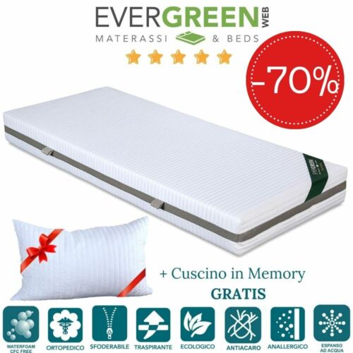 EVERGREENWEB ? Materasso Singolo 85x195 Ergonomico + Cuscino GRATIS ?? - Imagen 21 de 44