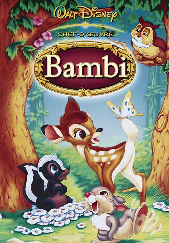 Bambi-French-27x40 SINGLE SIDED REPRINT MOVIE POSTER | eBay
