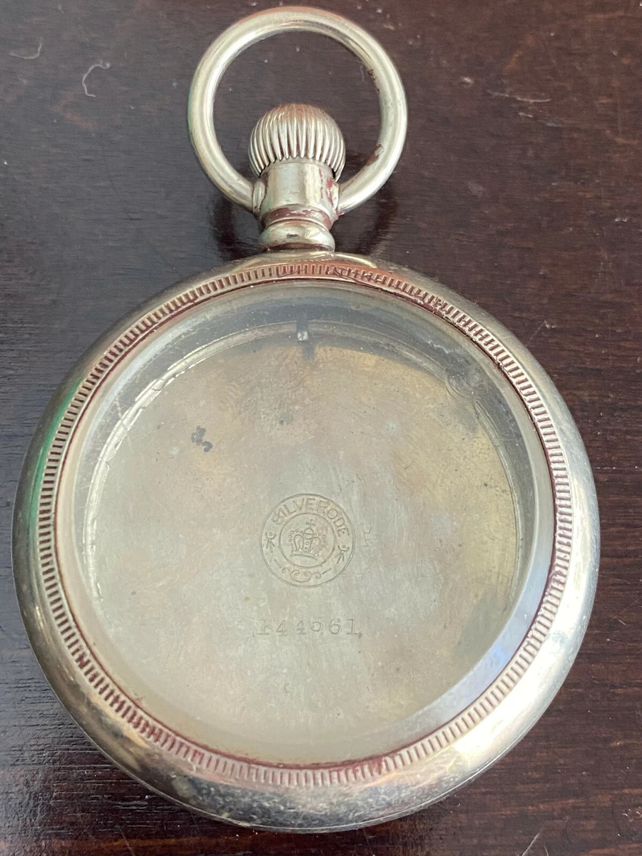 VINTAGE 18S SWING OUT POCKET WATCH CASE ONLY LEVER AND STEM SET
