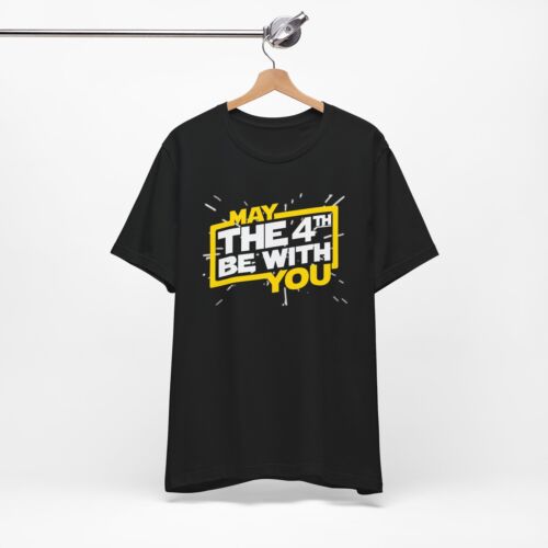 May The 4th Be With You T-Shirt Fourth Unisex Lustig Star Wars Jedi - Bild 5 von 11