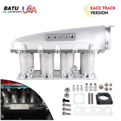 Silver Ultra Race Intake Manifold For Honda Acura K20 K20A2 K-Series K-Swap