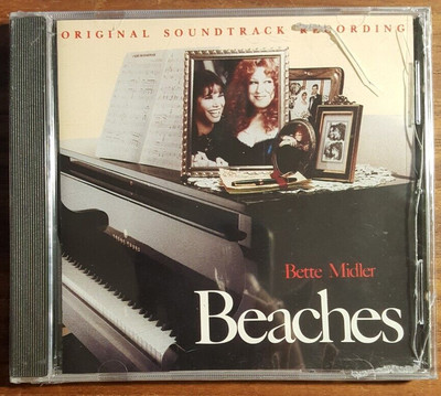 Beaches (Original Soundtrack) by Bette Midler (CD, 1990)- Cracked Jewel Case BMG